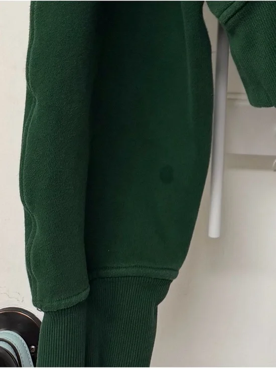 Lululemon Scuba Oversized Half-Zip Hoodie - Everglade Green - Picture 4 of 5